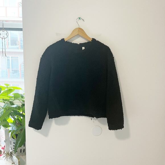 Lululemon Wool Whenever Black Sherpa Sweater Size 4 - Picture 2 of 7